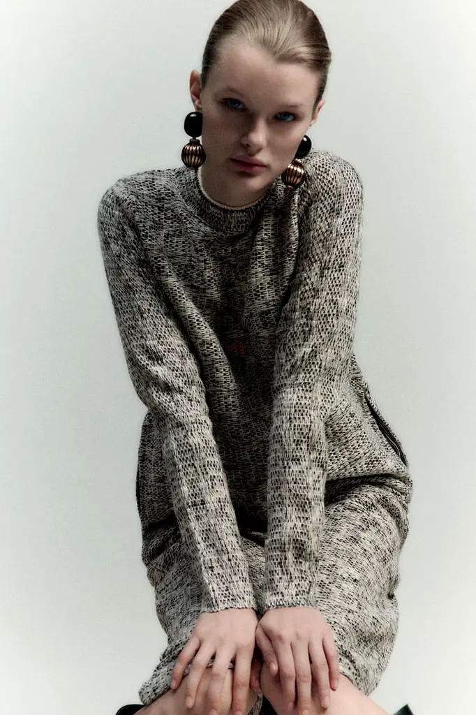 Zara Knitted Jersey Dress