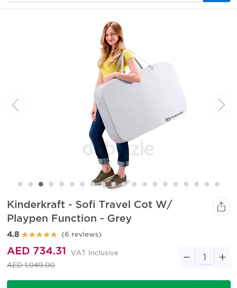 Kinderkraft Cot/playpen