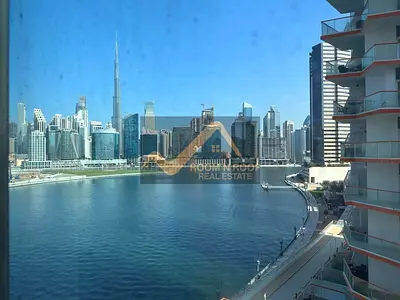 Furnished Office| Glass Partitions| Full Canal And Burj Khalifa View| Business Bay