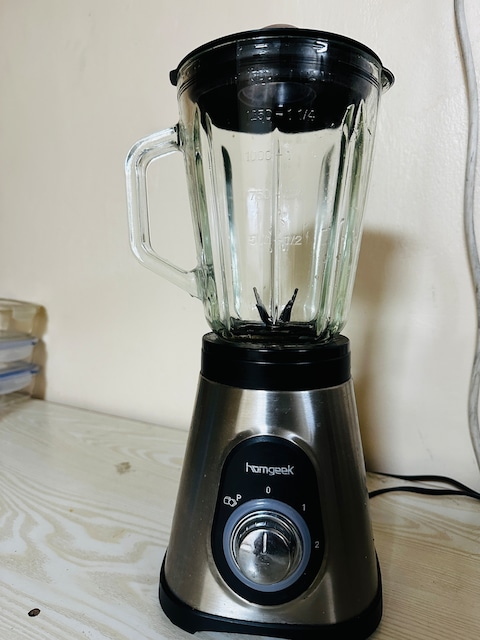 homgeek - Blender Smoothie Maker, 700W Glass Blender Mixer with