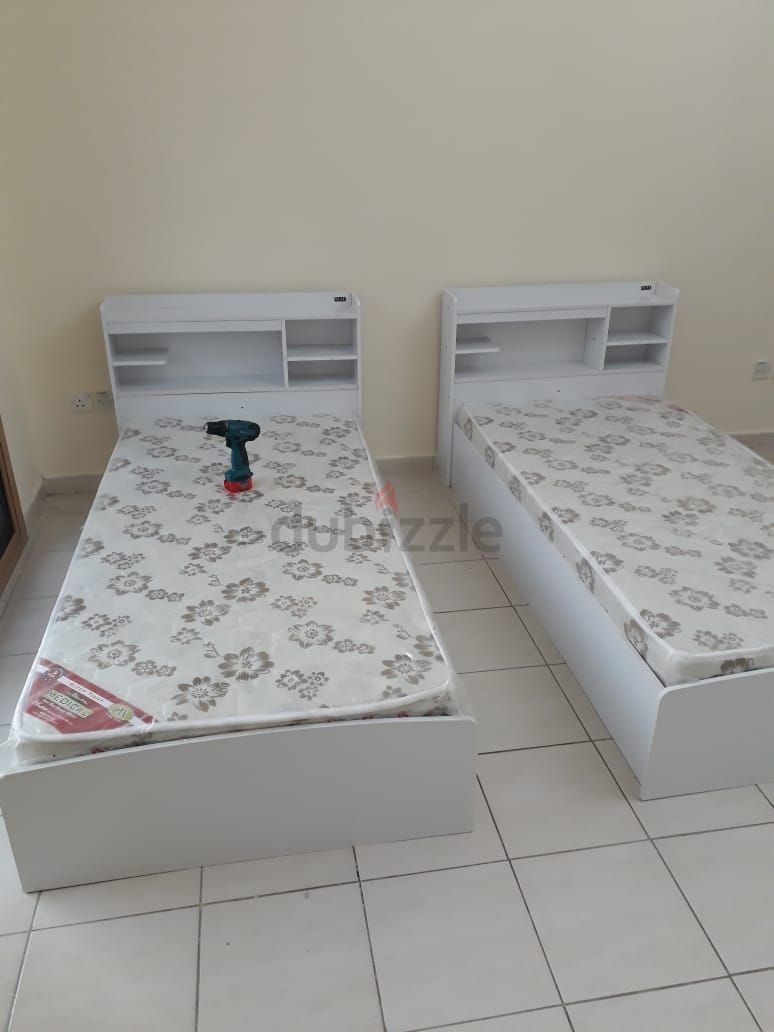 Brand New Two Single Beds With Mattresses For Sale 