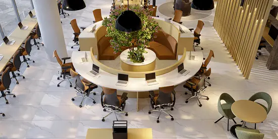 Cozy Office Space For Full Year, Labour Inspections ,chiller Free With Ejari (bk)