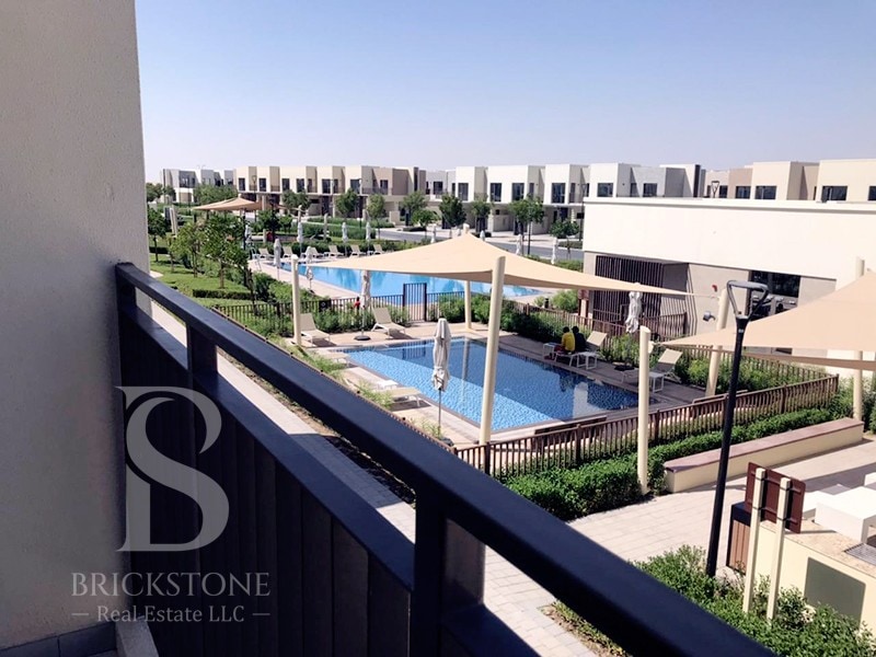 3 beds plus maid | 2 Balconies | Pool view | Study