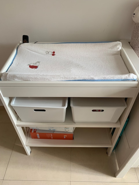 Used baby changing table for clearance sale