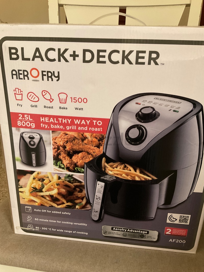 Black and decker air fryer dubizzle