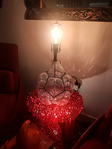 Italian Hand Blown Unique Honeycomb Lamp Italy Roche Bobois