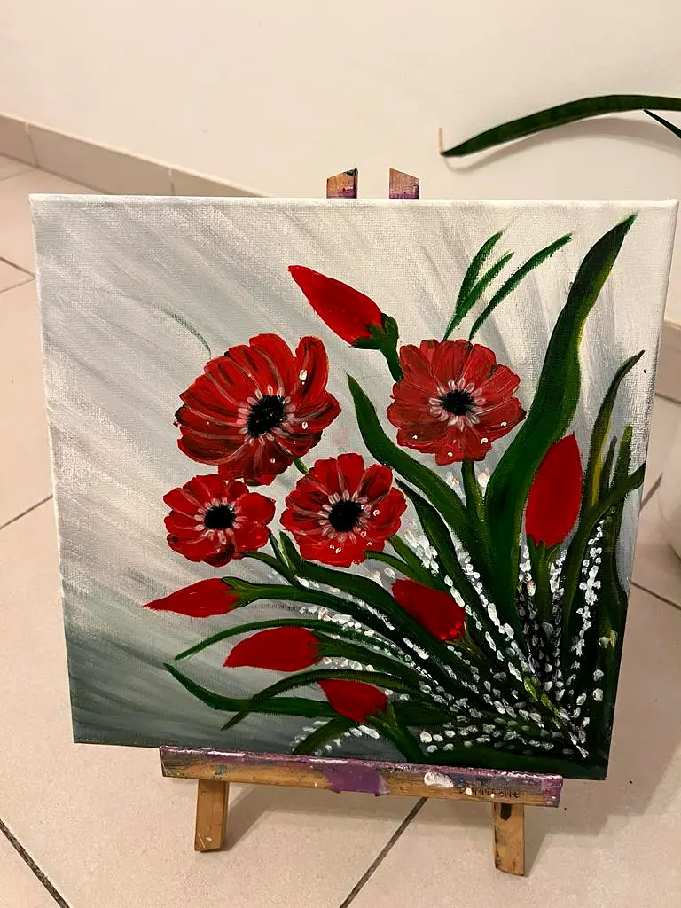 Hand painted acrylic painting for sale!
