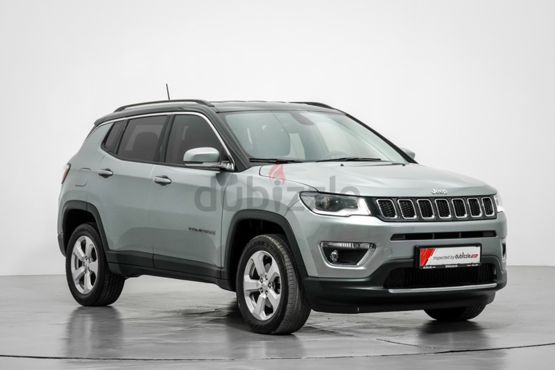 AED1200/month, 2018 Jeep Compass Limited 2.4L, GCC Specifications, Ref#138402