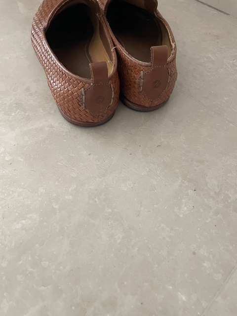 Woven Leather Shoes -  UK