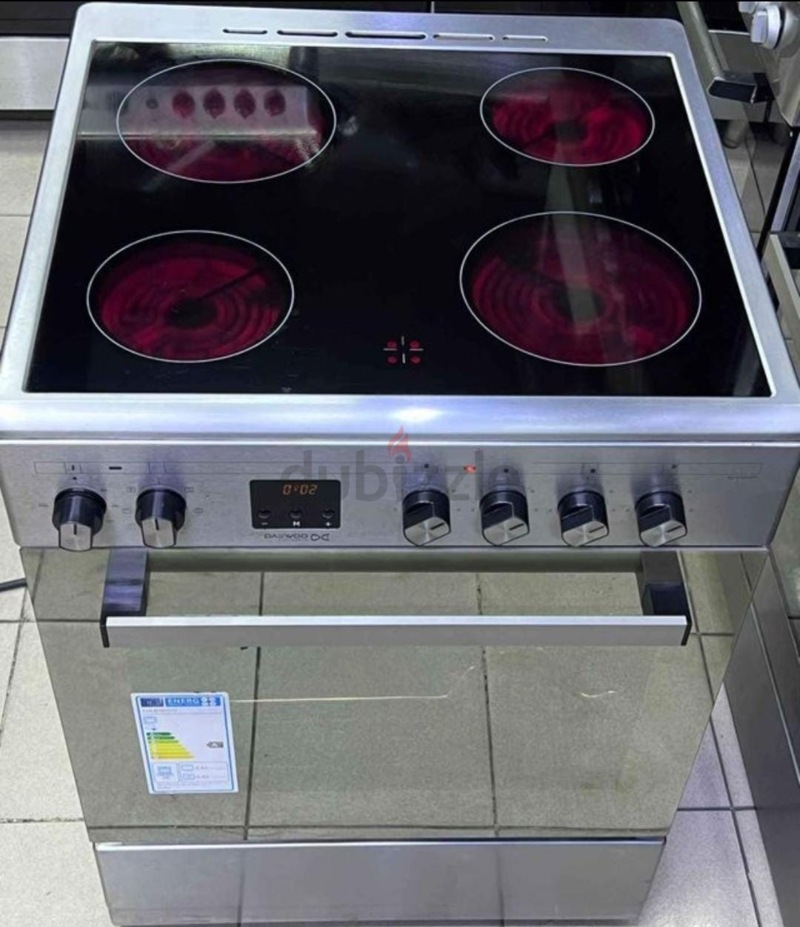 Deawoo 4 hubs digital electric ceramic cooker with oven fan size 60cm ...