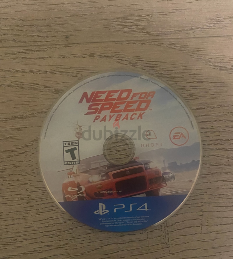 Need for Speed: Payback PS4 (Negotiable Price)