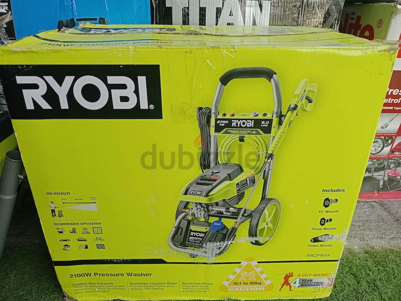 Ryobi 2100w on sale pressure washer