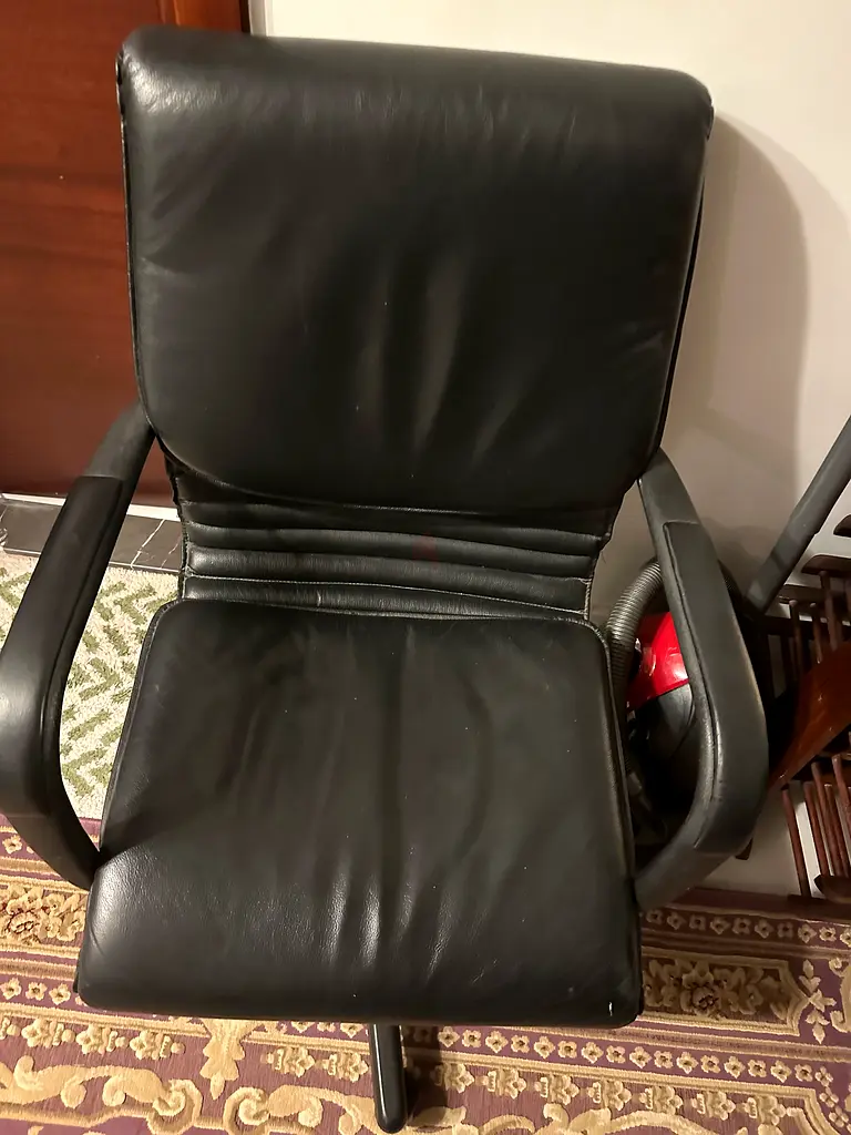 Leather office chair
