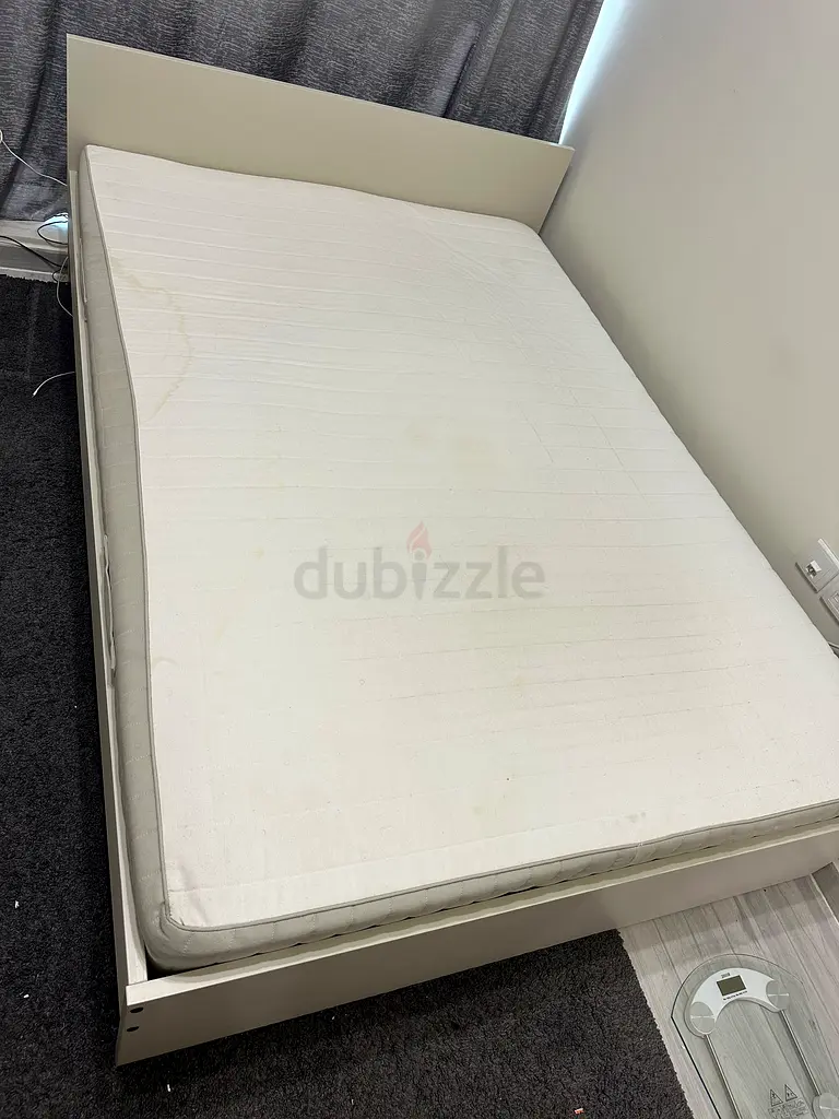 Ikea Bed, matress and topper