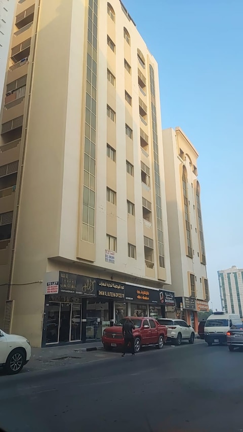 2 Bed Room Hall Flat Balcony Split Ac Near Nesto Hypermarket Butina Sharjah