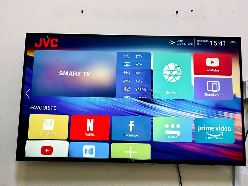 Jvc 43 inch smart tv for sale ( family used)