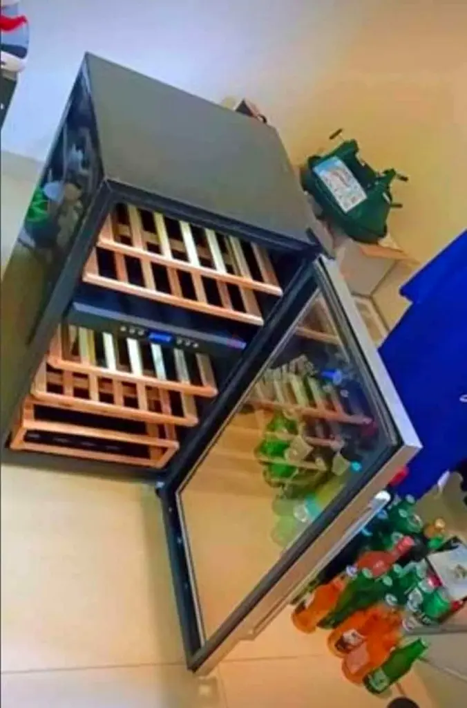 Hoover dual zone temperature wine fridge 40 bottles