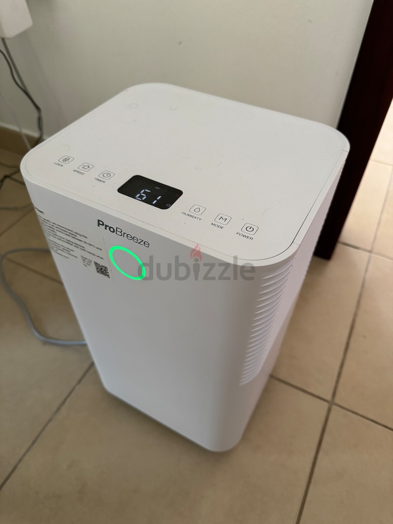 Pro Breeze 12L/Day Air Dehumidifier with Automatic Humidity Sensor