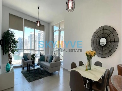 Furnished 1 Br | Mid Floor | Canal View | Good Roi