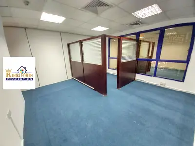 Vacant | Chiller Free | Furnished Office With Ejari | Spacious Layout