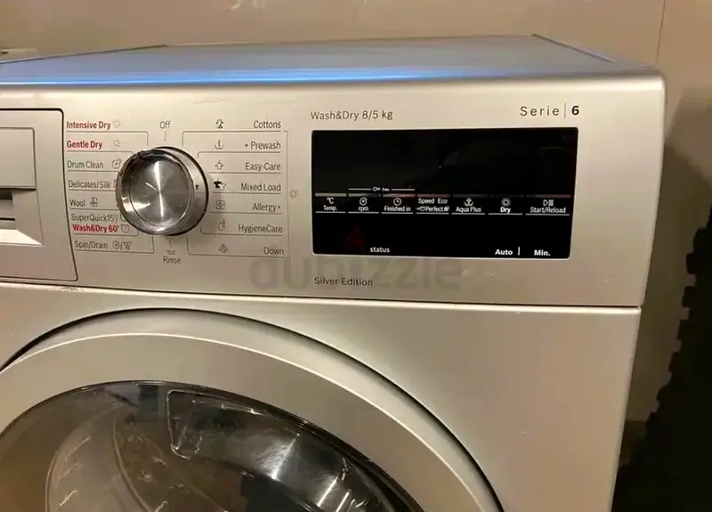 Bosch washer dryer 8/5 kg combo دوبيزل