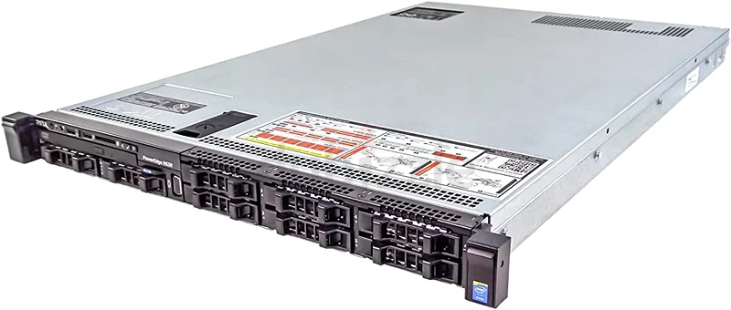 خادم ديل R630 ثنائي بمعالجات إنتل زيون E5-2650 V4، 48 نواة، ذاكرة 128 جيجابايت DDR4، قرص صلب 2.7 تيرابايت SAS 10K63254494992641111