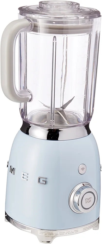 Smeg Countertop, Red 50s Style Blender, 48 Ounces