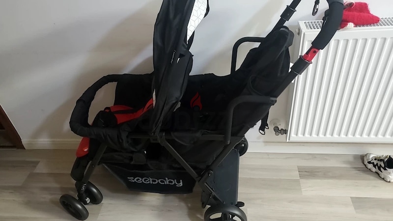 Seebaby twin sales stroller