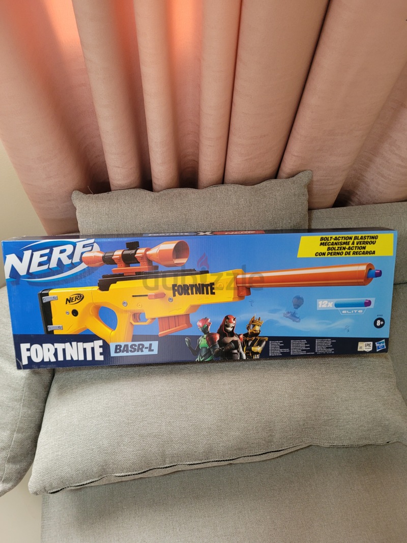 Nerf Fortnite BASR-L, Blaster à verrou et à Chargeur –