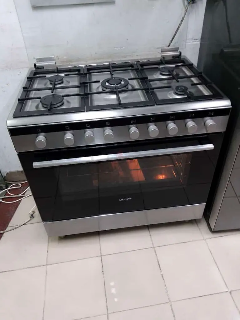 Full Gas Siemens 5 burner gas stove Oven freestanding full safety