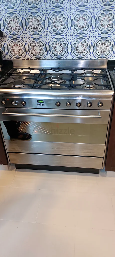 Smeg gas combination electric 90x60cm coking range