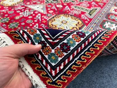 5x8 feet | New Handmade Fine Silk Oriental Azerbaijan Carpet