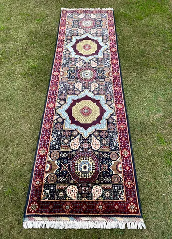 310 x 85 cm | New Handmade Beautiful Mamluk Runner Carpet