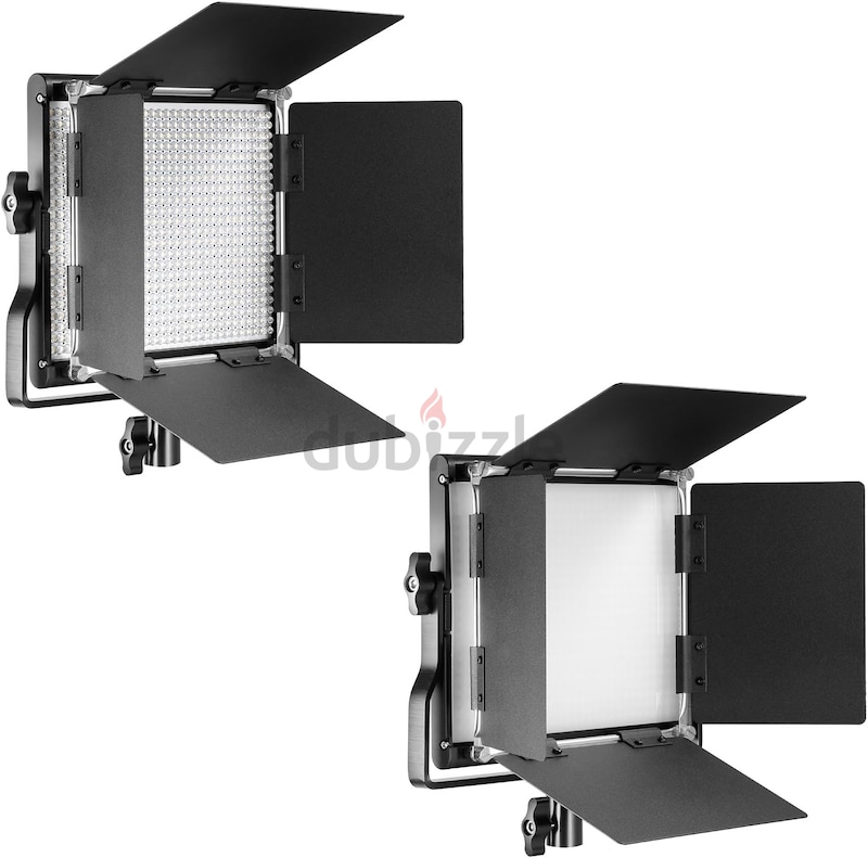 Neewer 2 Pieces Dimmable Bi-color 660 LED Video Light and Stand