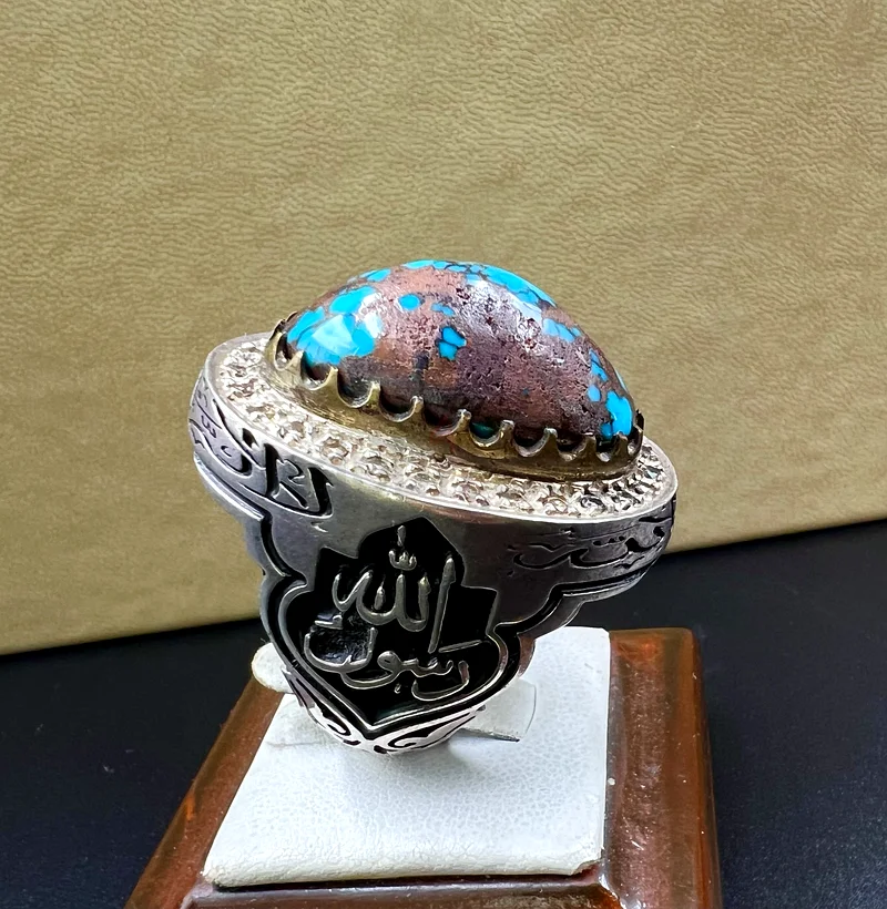 فيروز نيشابوري شجري كبير مرصع بالماس63230183376899114