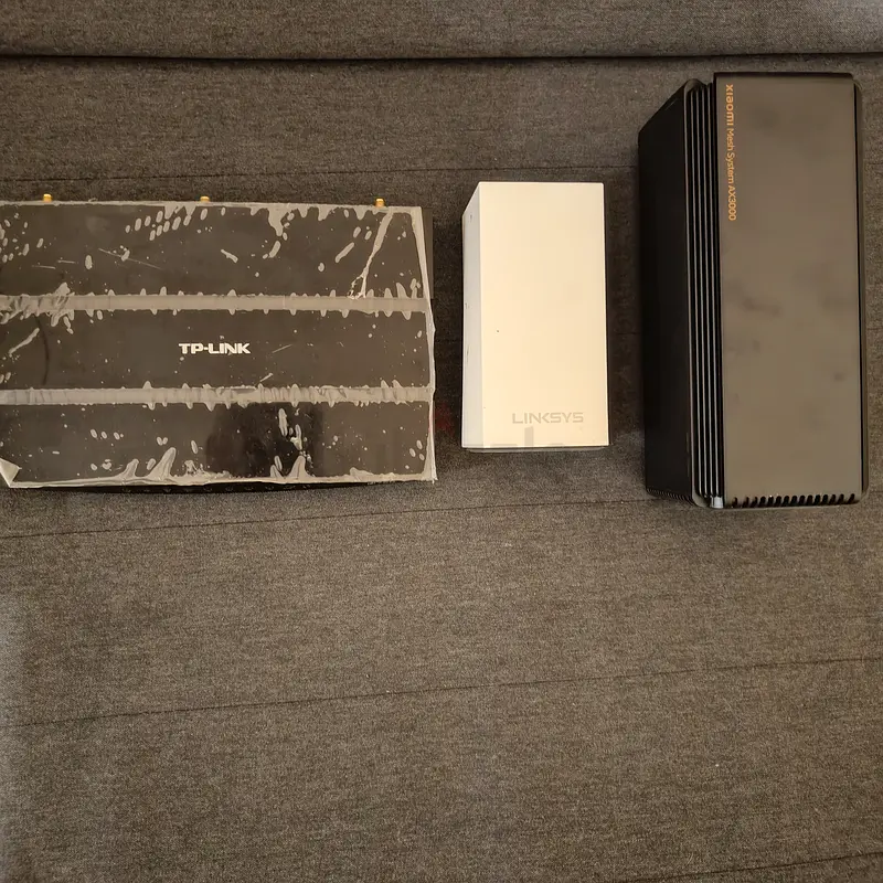3X Wireless Roter Xiami Linksys and TP link