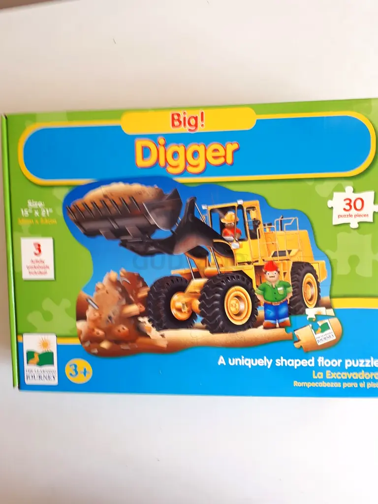 Big Digger Floor Puzzle, Brand New