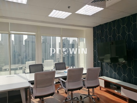 A Spacious Elegant Office | Business Bay With A Beautiful View