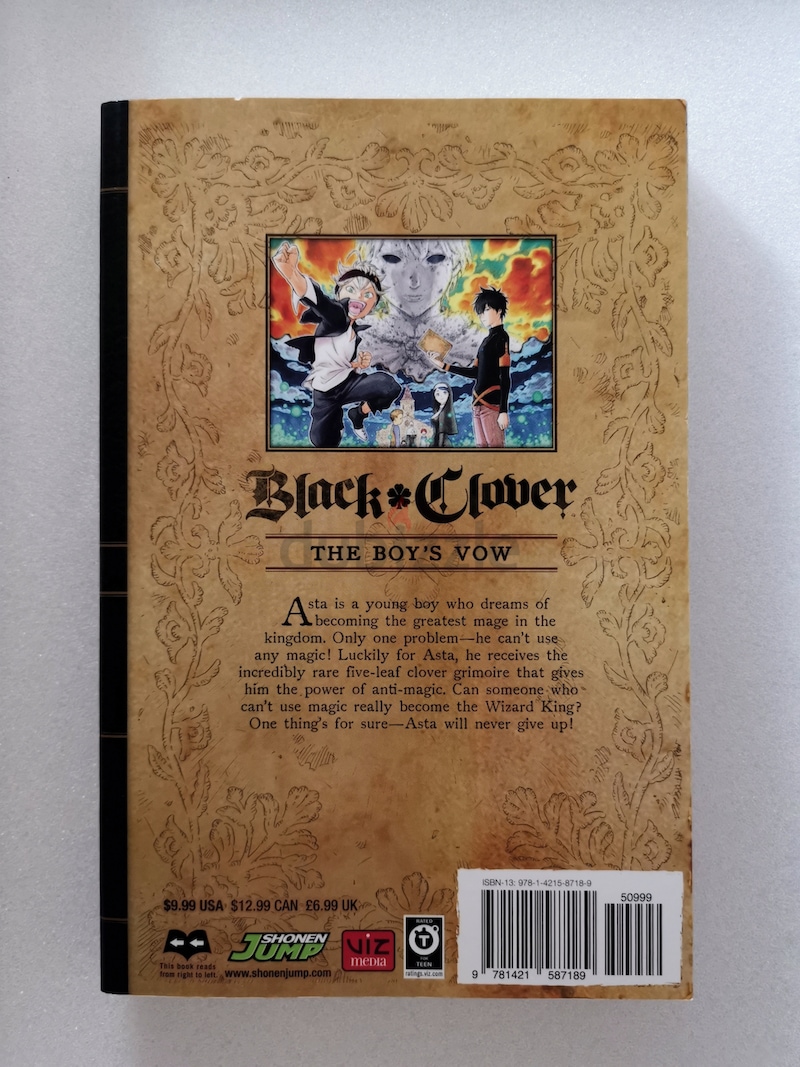 Black Clover. volume 1 [Manga] | dubizzle