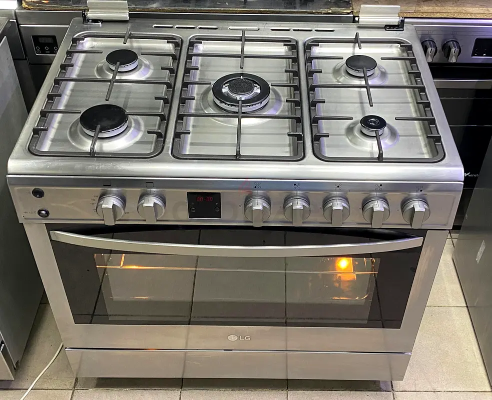 LG gas cooker oven electric range 90cm