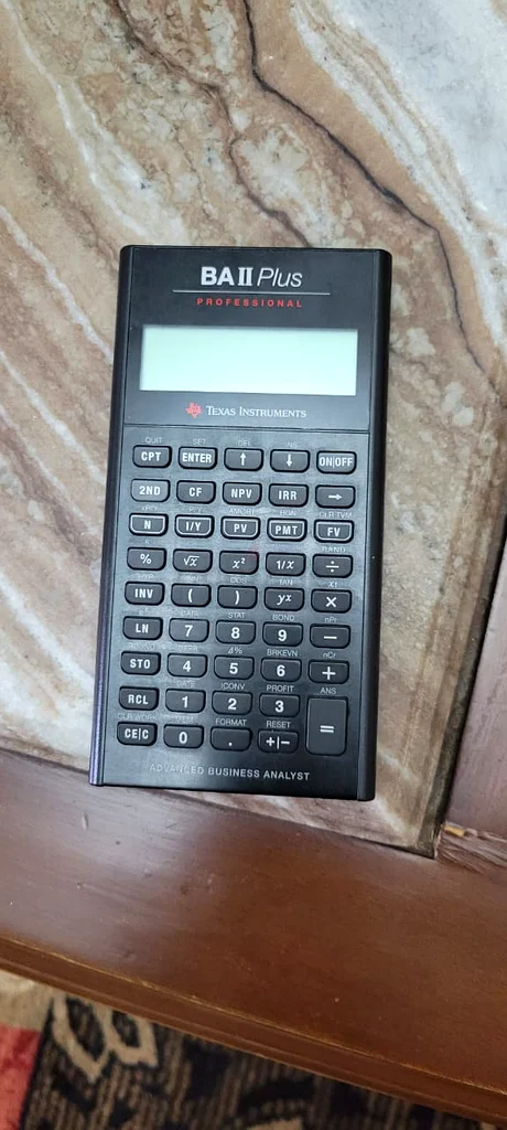 Texas Instruments BA II Plus Professional Pro Financial Calculator