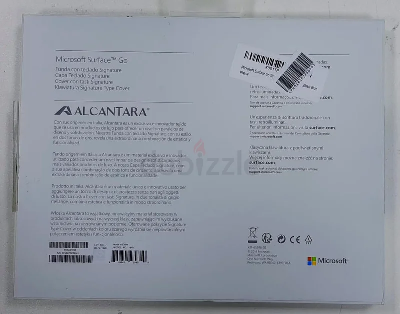 غطاء لوحة المفاتيح مايكروسوفت سيرفيس جو سيجناتشر (KCS-00032)، أزرق كوبالت63265093718402112