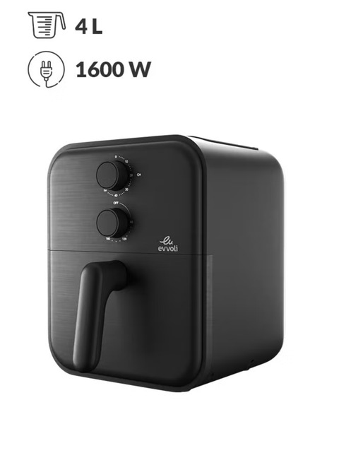 Buy Nutricook 5.5L Rapid Air Fryer 2 NC-AF205K Black Online in UAE