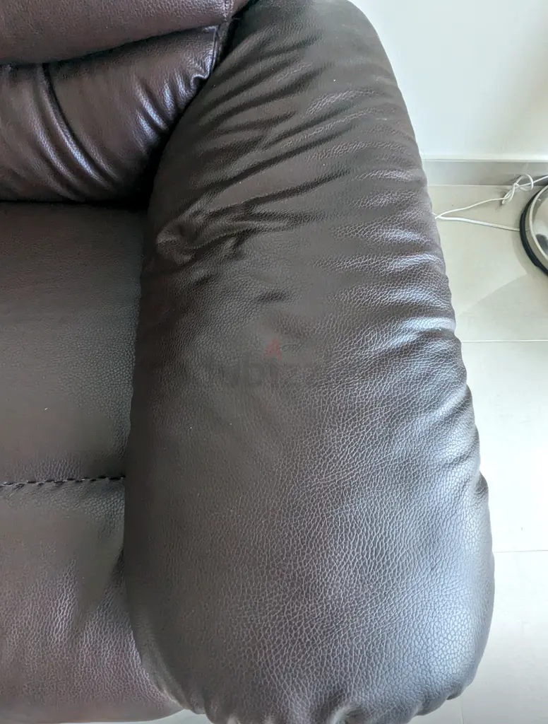 3 seater leather sofa