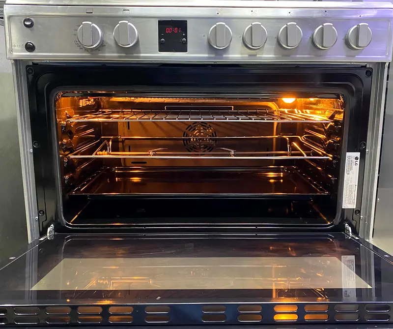 LG gas cooker oven electric range 90cm