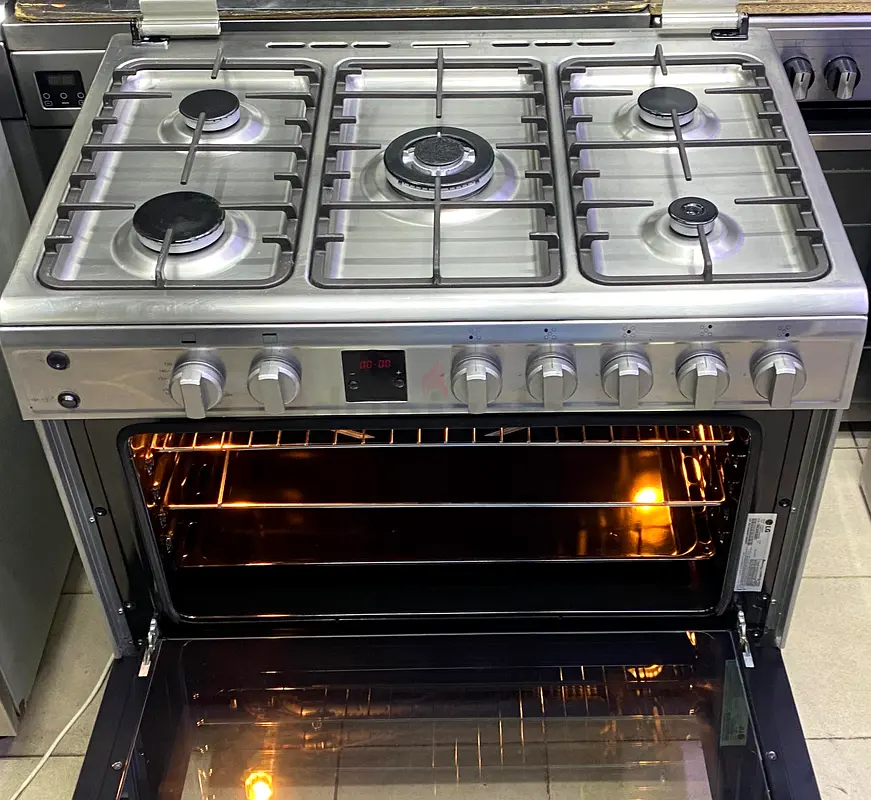 LG gas cooker oven electric range 90cm