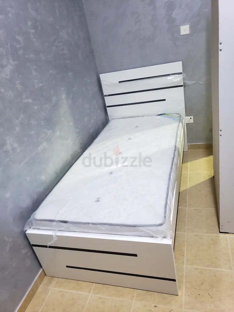 Brand New Single Mdf Bed With Mattress