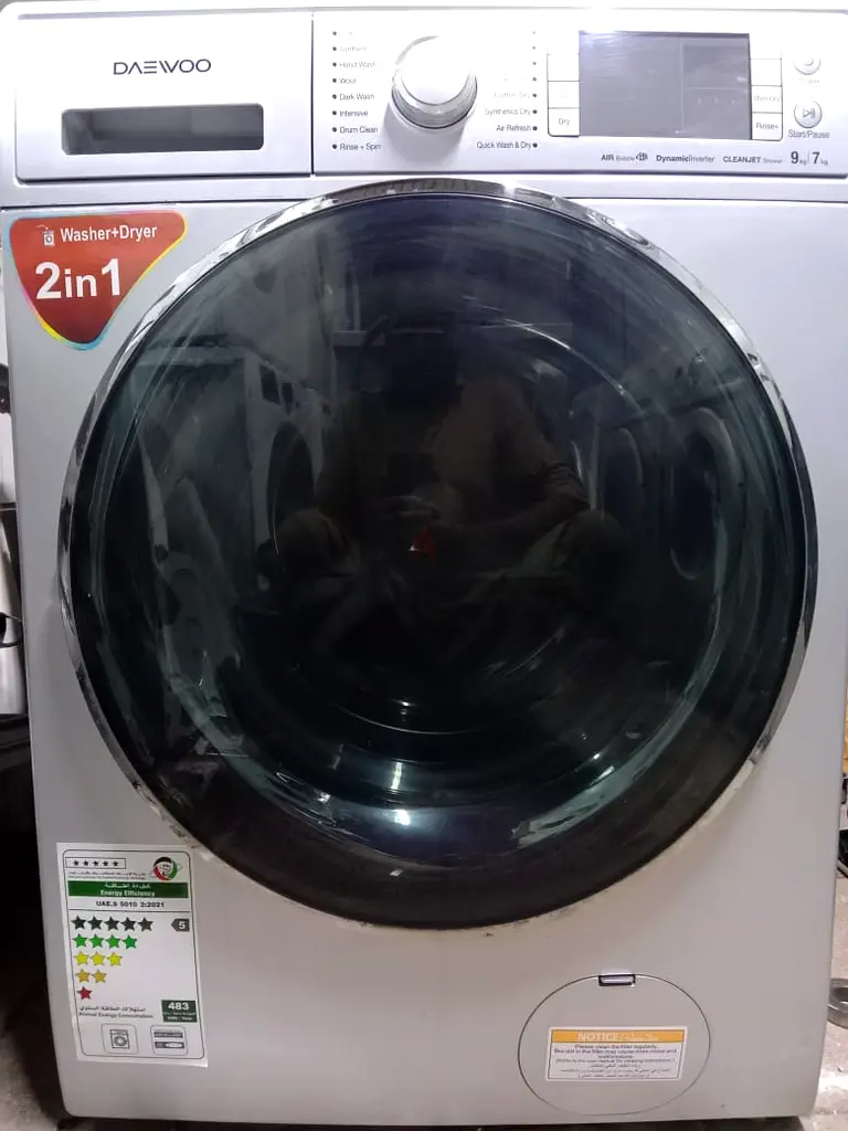 Daewoo 9/7kg washing machine