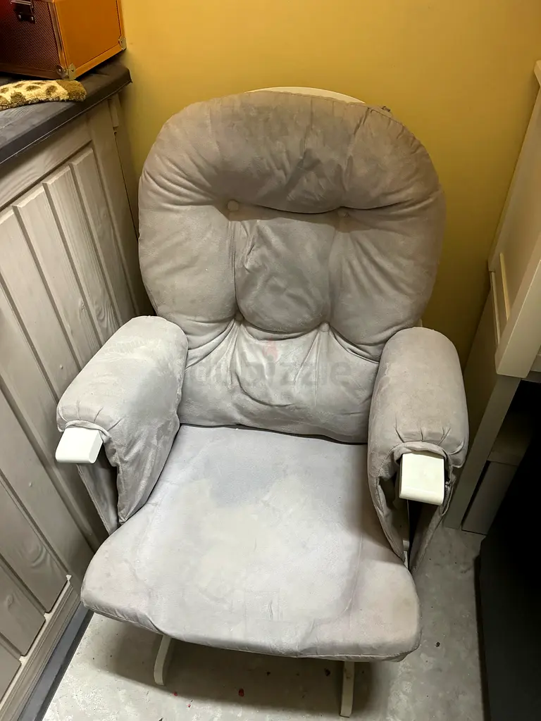 Mamas Papas rocking chair matching foot stool