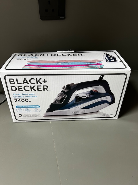 BLACK+DECKER Black & Decker X2150-B5 - 2400W Steam Iron With Ceramic  Soleplate, Blue @ Best Price Online